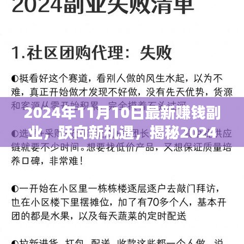 揭秘2024年最新賺錢副業(yè)，躍向新機遇，開啟逆襲之旅！