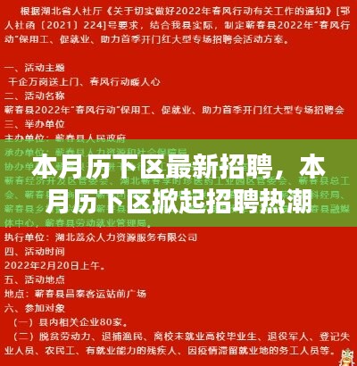 歷下區(qū)掀起招聘熱潮，背景、事件與影響分析