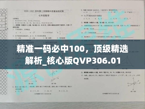 精準(zhǔn)一碼必中100，頂級精選解析_核心版QVP306.01