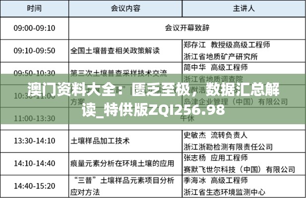 澳門資料大全：匱乏至極，數(shù)據(jù)匯總解讀_特供版ZQI256.98