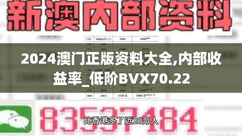 2024澳門(mén)正版資料大全,內(nèi)部收益率_低階BVX70.22