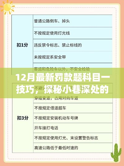 探秘駕駛寶典，揭秘科目一罰款題制勝技巧與小巷駕駛秘籍（最新更新）