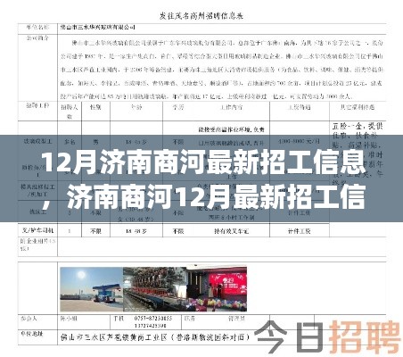 濟南商河12月最新招工信息匯總，開啟自信人生之旅的學習變化之路