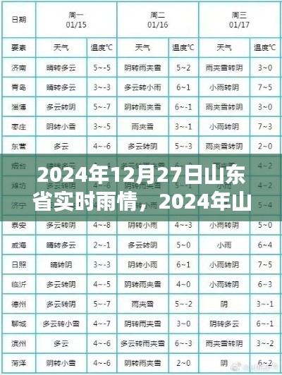 山東省實(shí)時(shí)雨情分析報(bào)告，最新雨情動(dòng)態(tài)（2024年12月27日）