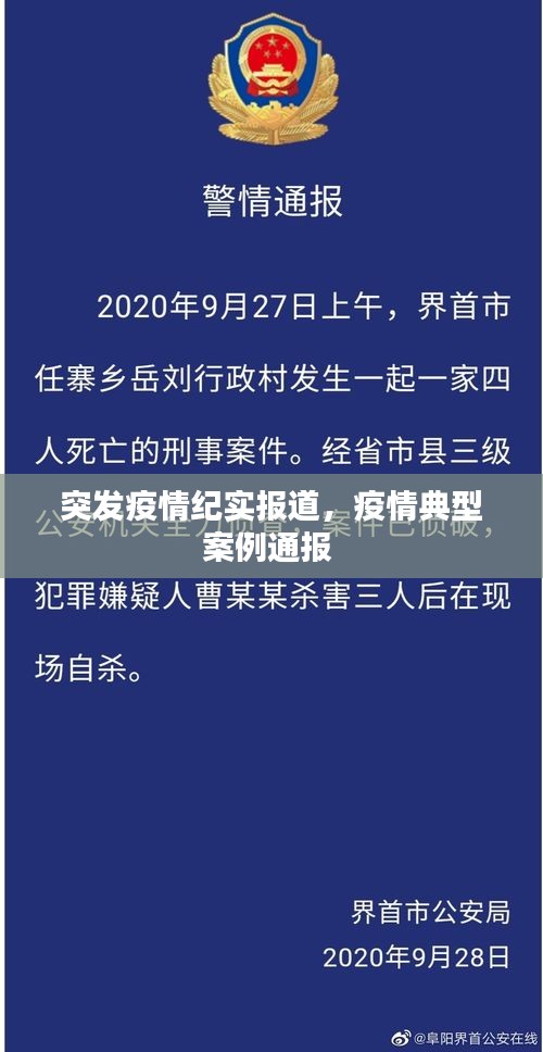 突發(fā)疫情紀實報道，疫情典型案例通報 