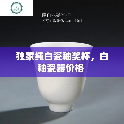 獨(dú)家純白瓷釉獎(jiǎng)杯，白釉瓷器價(jià)格 