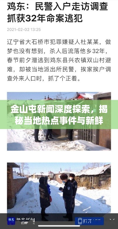 金山屯新聞深度探索，揭秘當?shù)責狳c事件與新鮮資訊