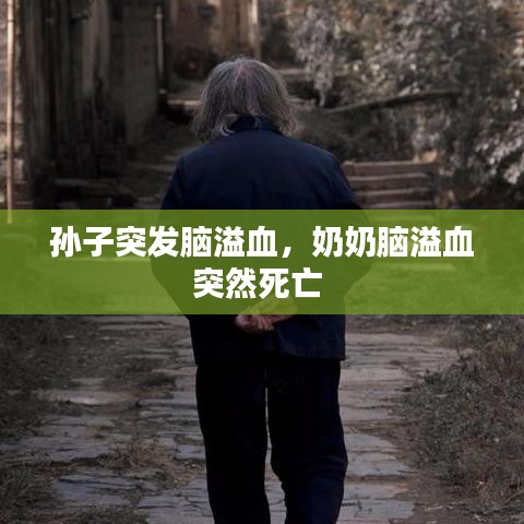 孫子突發(fā)腦溢血，奶奶腦溢血突然死亡 
