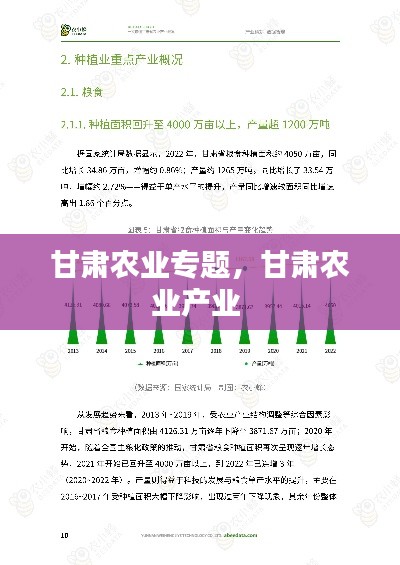 甘肅農(nóng)業(yè)專題，甘肅農(nóng)業(yè)產(chǎn)業(yè) 