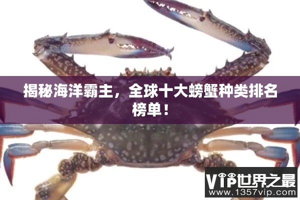 揭秘海洋霸主，全球十大螃蟹種類排名榜單！