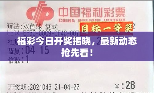 福彩今日開獎揭曉，最新動態(tài)搶先看！