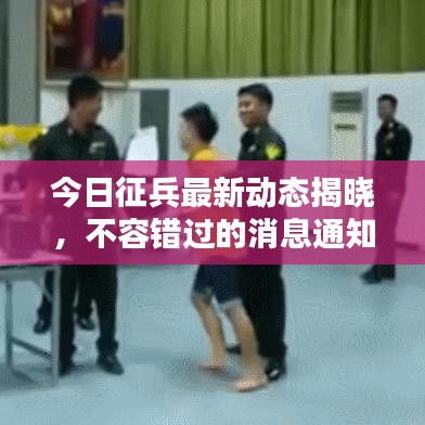今日征兵最新動態(tài)揭曉，不容錯過的消息通知！